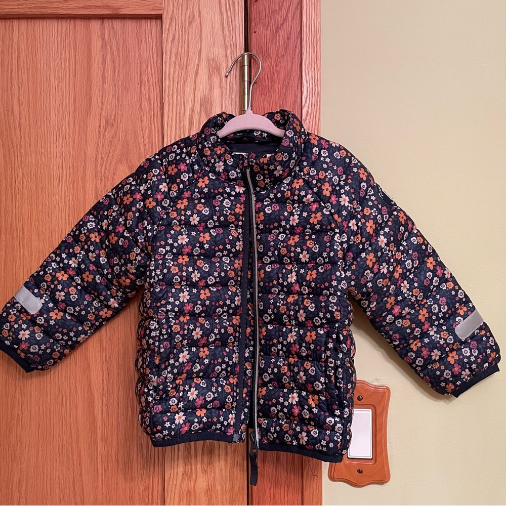Polarn O Pyret girls puffer jacket 2-3 YRS